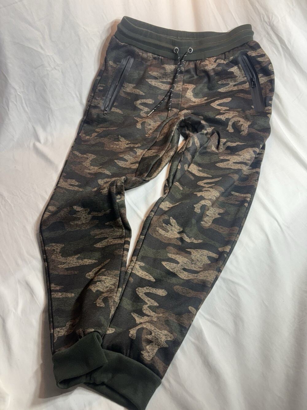 Ring of Fire Combat Camouflage Jogging Bottoms Army Tracksuit Joggers Pants L/G